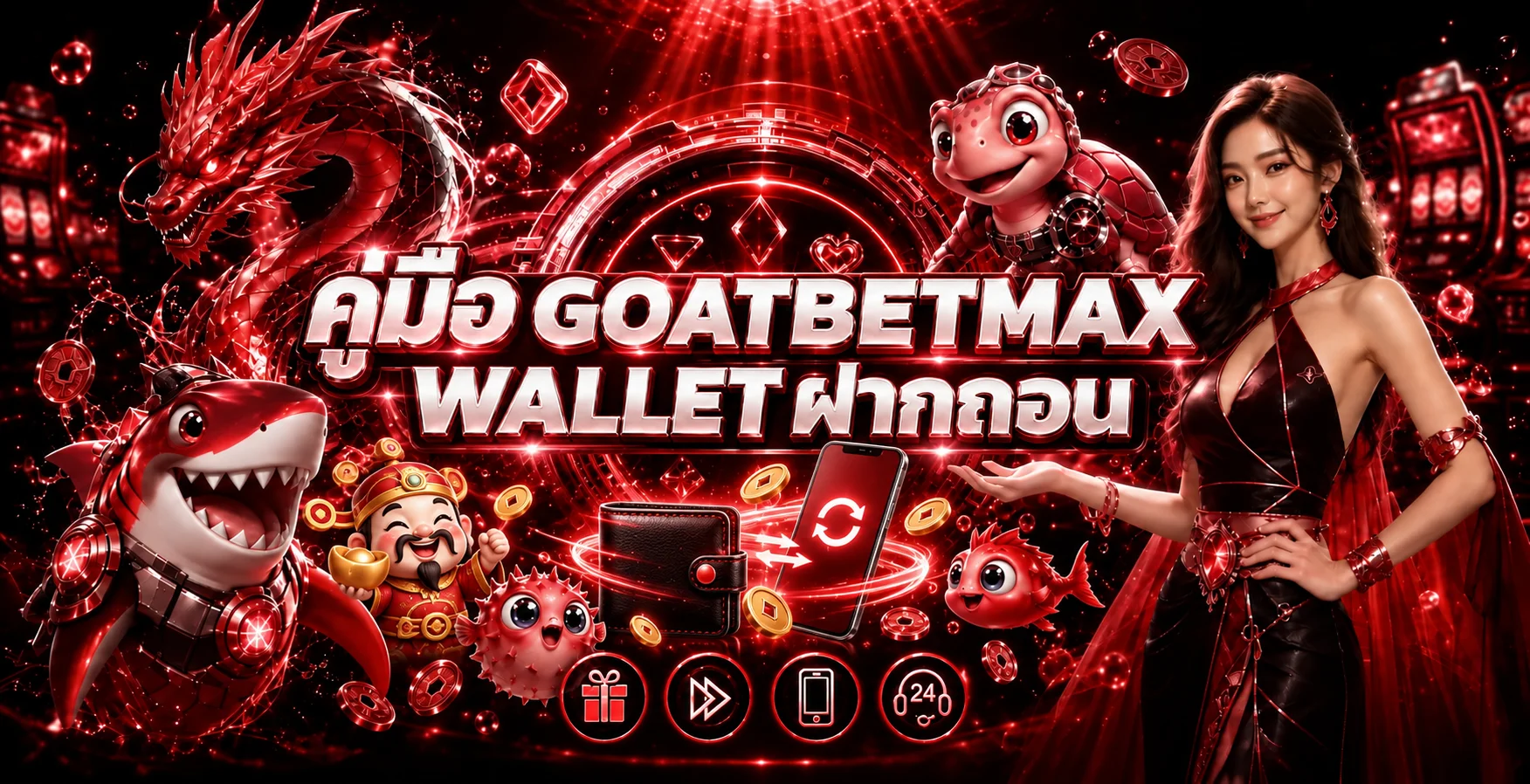 GOATBETMAX Wallet | คู่มือฝากถอนและตรวจรายการ